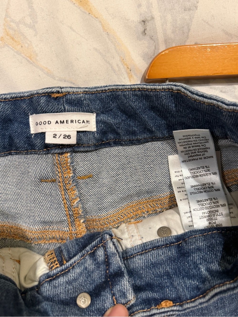 Good American Light Blue High-Rise Jeans